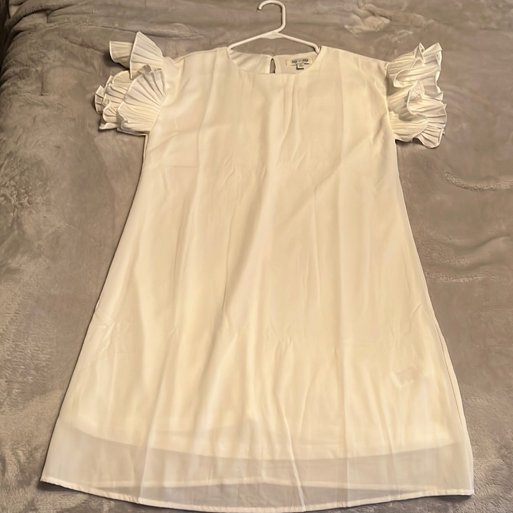 White cocktail dress